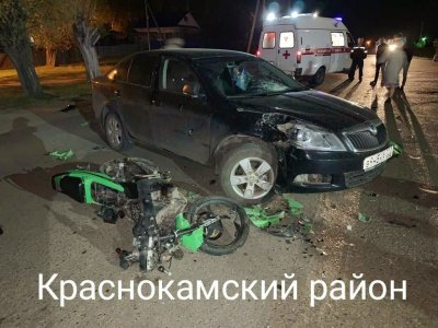В Башкирии по вине несовершеннолетних водителей скутеров и мопедов произошло сразу несколько ДТП