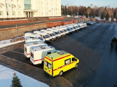 В Башкирии станции скорой медицинской помощи получили 18 новых автомобилей