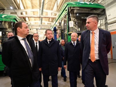 Премьер-министры Башкирии и Беларуси посетили Уфимский трамвайно-троллейбусный завод