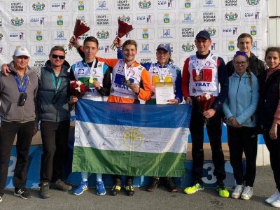 Юниоры из Башкирии в третий раз стали победителями эстафеты первенства России по биатлону
