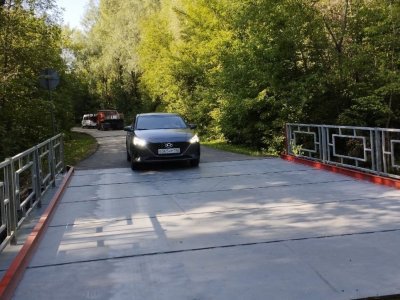 В Уфе раньше срока открыли отремонтированный мост через реку Шугуровку