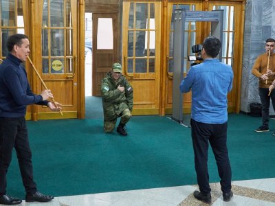 Радик Динахметов вернулся с СВО в отпуск и выступил в Башкирской филармонии