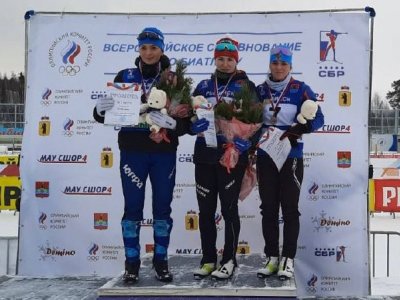 Мария Дубровская стала бронзовым призером всероссийских соревнований по биатлону