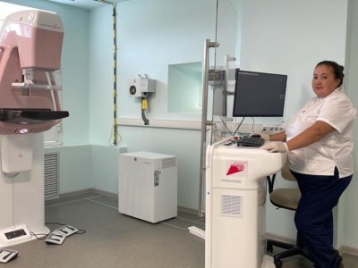 Благодаря нацпроекту в Раевской ЦРБ на новом маммографе проведено уже около 8 тысяч обследований