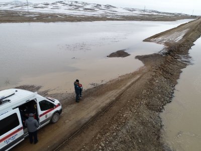 В Башкирии подтоплены две дороги и три моста