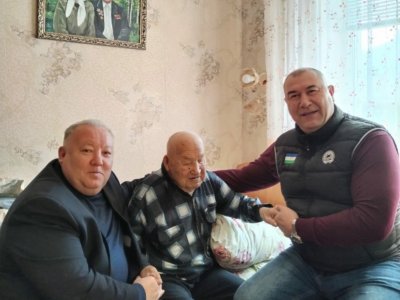 Ветерану Великой Отечественной войны Вильдану Шарипову исполнился 101 год
