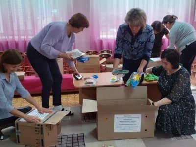 В 27 школ и 23 детских сада Красного Луча из Башкирии направлены учебники и инвентарь