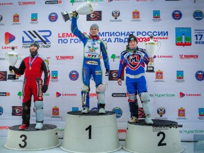 Никита Богданов из Уфы в третий раз стал чемпионом России по мотогонкам на льду