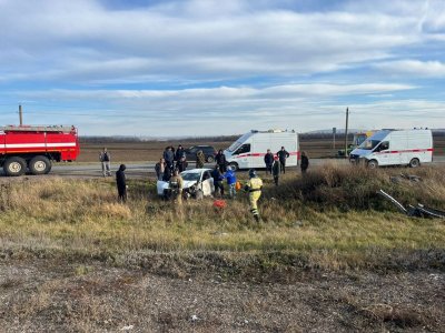 В Башкирии в ДТП на оренбургской трассе пострадала 34-летняя женщина