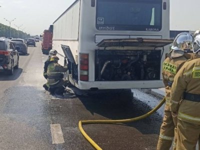 В Уфе прокуратура проверит инцидент с возгоранием частного автобуса, следовавшего в детский лагерь