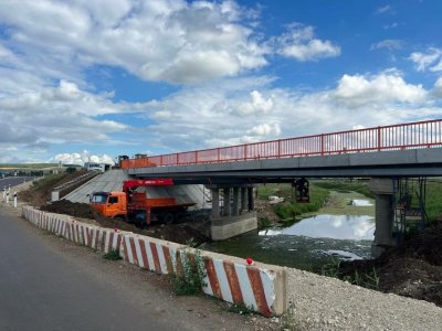 Ремонт моста в Кармаскалинском районе Башкирии идет с опережением графика