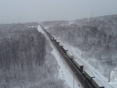 Трассу М-5 в Башкирии вновь закрыли для грузового и пассажирского транспорта