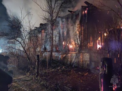 При пожаре в частном доме в Башкирии погиб мужчина