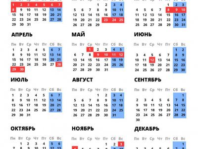 В России утверждены выходные и праздничные дни в 2024 году