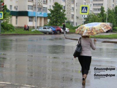 На Башкирию надвигаются сильные дожди