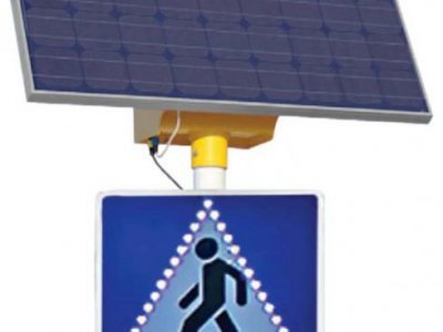 На дорогах Башкирии установят светодиодные знаки с солнечными батареями