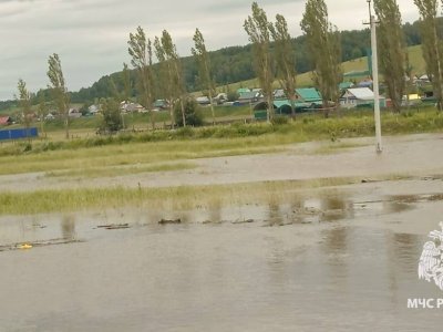 В Башкирии вода со всех подтапливаемых участков улиц села Малояз ушла