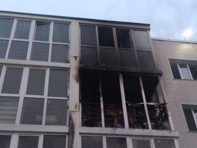 Житель Башкирии пытался самостоятельно потушить огонь в квартире и пострадал