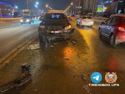 В Уфе нетрезвый водитель спровоцировал массовое ДТП