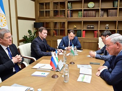 Радий Хабиров встретился с представителем делегации Узбекистана