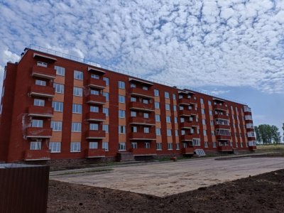 В Башкирии завершается строительство трех многоквартирных домов благодаря нацпроекту
