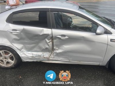 В Уфе при столкновении двух машин пострадала 4-летняя девочка