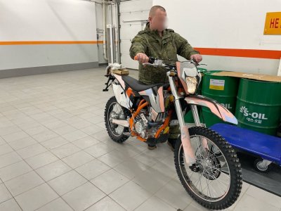 Из Уфы в зону СВО отправили кроссовый мотоцикл