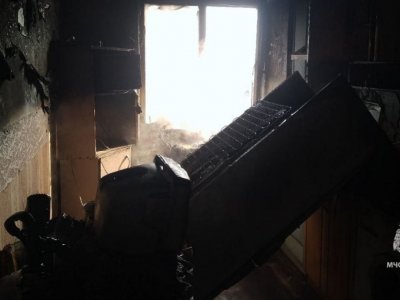 В Башкирии бабушка оказалась в реанимации после пожара