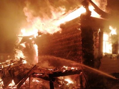 В Кушнаренковском районе Башкирии в горящем доме погиб пожилой мужчина